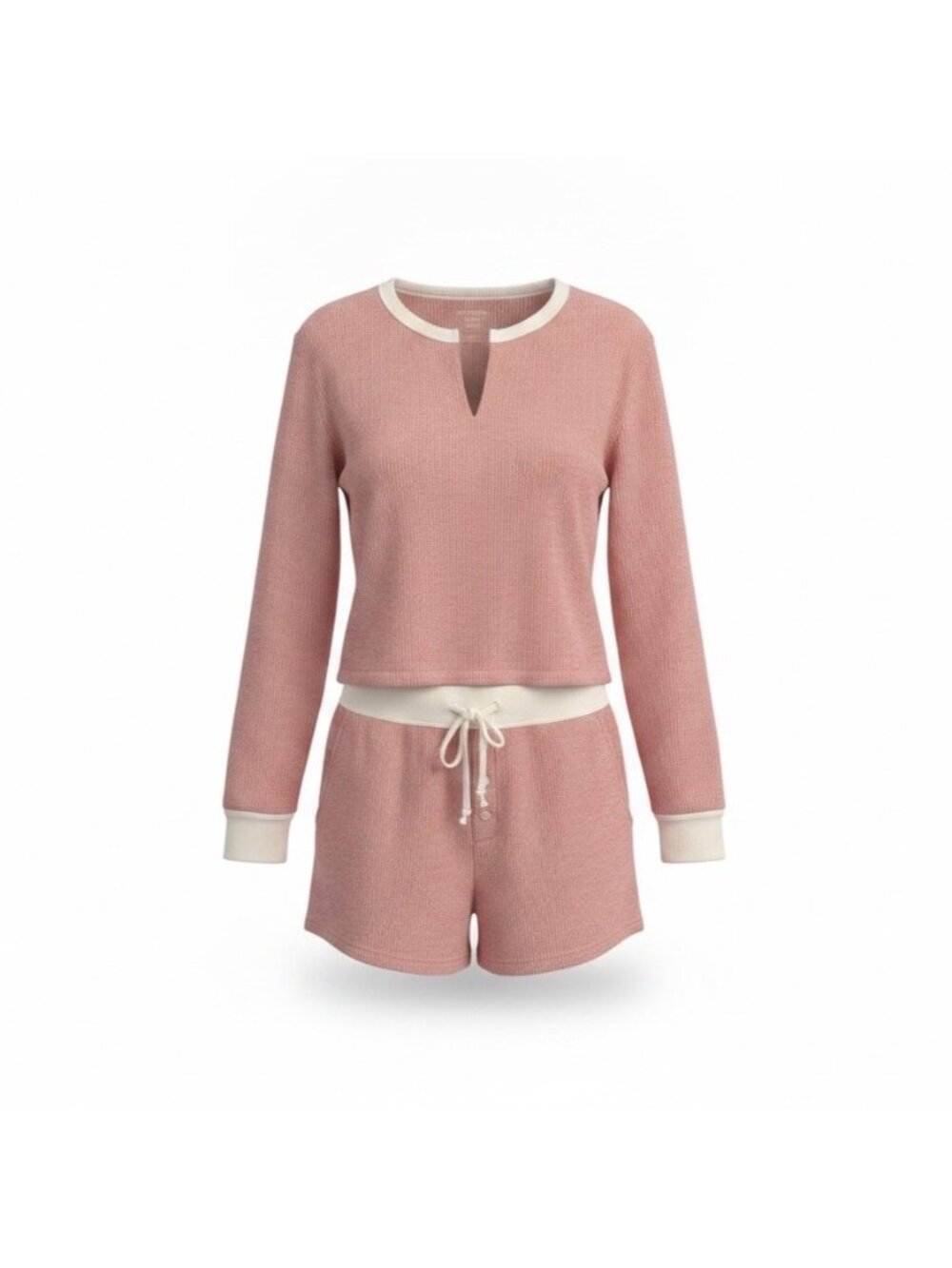 American Eagle Womens Pink Lounge Set Two-Piece Pajama Comfortable Sz M
